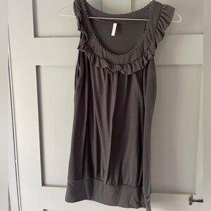Gray Long Tunic like Tank Top